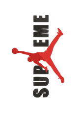 Supreme Jordan Basketball - Embroidery Design - FineryEmbroidery